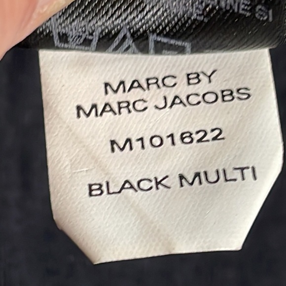 Marc by Marc Jacobs Cutout Back Dress Black Jersey Mesh Fitted Sz M - Picture 13 of 13